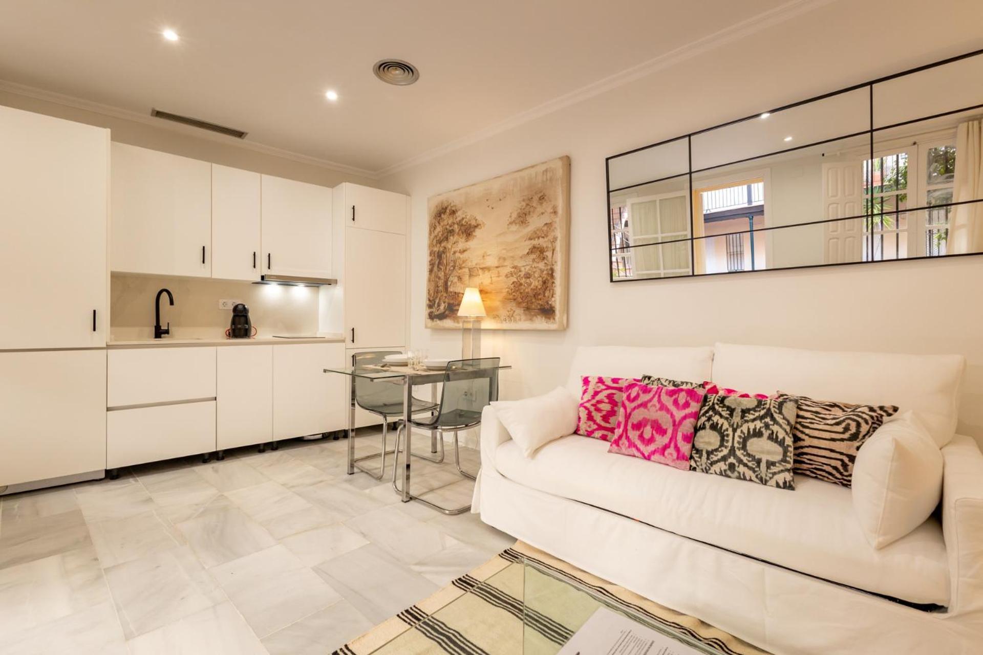 Ferienwohnung Tranquilo Apartamento En Zona Monumental Sevilla Exterior foto